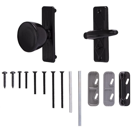 Door Knob Latch Storm Black